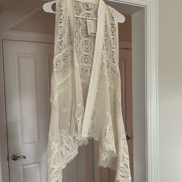 Anthropologie - Meadow Rue Lace Vest - Picture 4 of 6